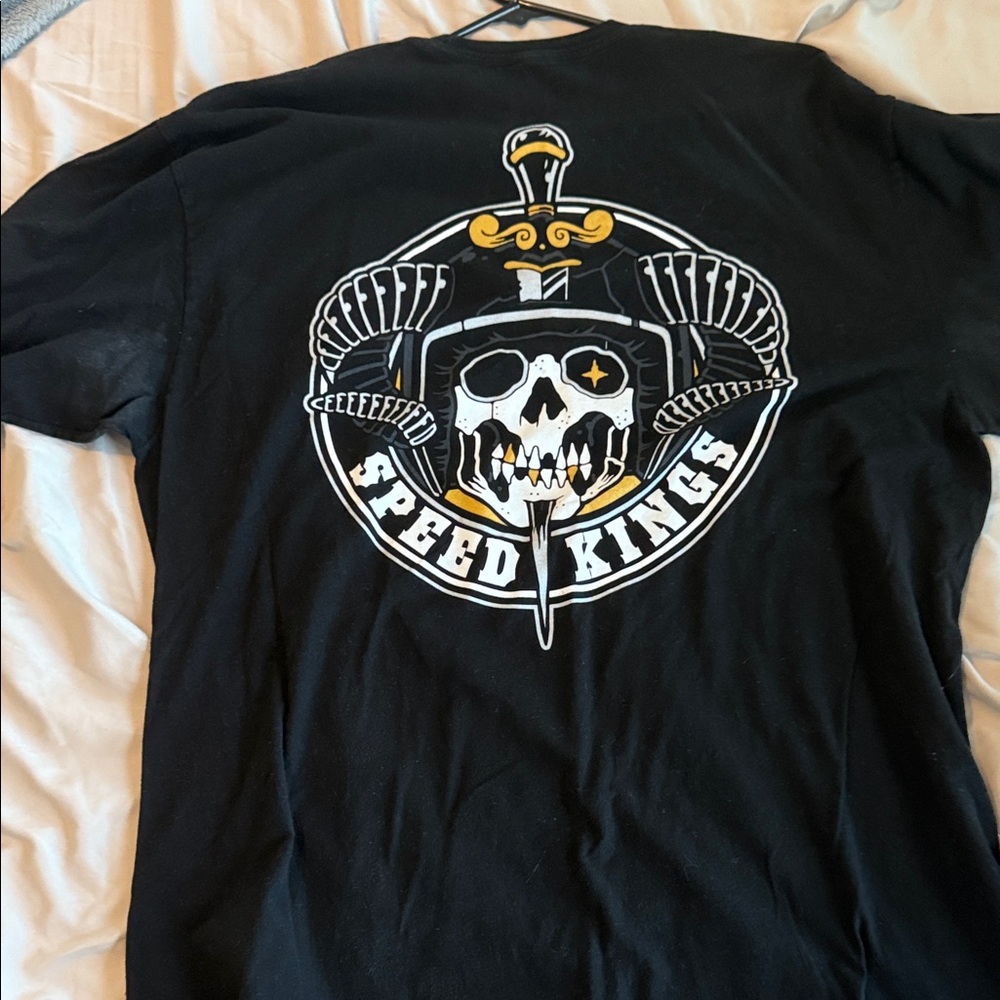 Speed Kings Black Graphic Tee